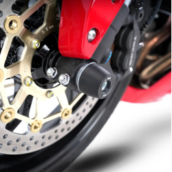Capace de protecție R&G RACING pentru furci negre Honda CBR 600RR 24-26
