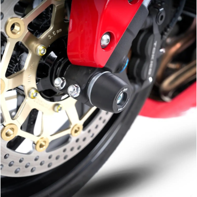 Capace de protecție R&G RACING pentru furci negre Honda CBR 600RR 24-26 Capace de protecție R&G RACING pentru furci negre Honda CBR 600RR 24-26
