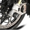Capace de protecție R&G RACING pentru furcă neagră Aprilia Tuono 1100 V4 Factory 25-26 thumb