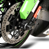 Capace de protecție R&G RACING pentru furcă negru Kawasaki ZX-10R