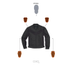 Jachetă moto PANDO MOTO AIR TATE BLACK Jachetă moto PANDO MOTO AIR TATE BLACK thumb