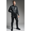Jachetă moto PANDO MOTO TWIN LEATHER BLACK thumb