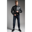Jachetă moto PANDO MOTO TWIN LEATHER BLACK thumb