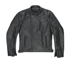 Jachetă moto PANDO MOTO TWIN LEATHER BLACK Jachetă moto PANDO MOTO TWIN LEATHER BLACK