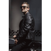 Jachetă moto PANDO MOTO TWIN LEATHER BLACK thumb