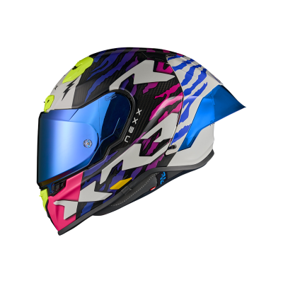 Cască NEXX X.R3R ZIGER PURPLE/BLUE