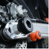 Capace de protecție pentru os R&G RACING Swingarm Protectors Black KTM 690 SMC-R 19-25