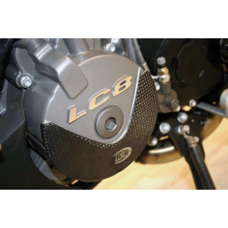 Protector pentru motor R&G left carbon engine case Slider KTM LC8 Superduke 990