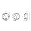 Lampa de conducere LED D3 HALOGEN DENALI Lampa de conducere LED D3 HALOGEN DENALI thumb