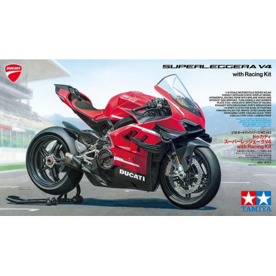 Model de motocicletă de jucărie Ducati Superleggera V4 RACING KIT