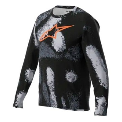 Tricou de ciclism ALPINESTARS A-DURA RIDE BLACK CAMO