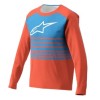 Tricou de ciclism ALPINESTARS LS A-DURA ELITE 2.0 ROȘU