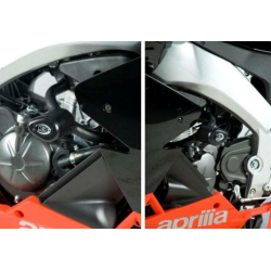 Capace de protecție R&G RACING Aero Crash Protectors Black Aprilia RS4 125 10-17 Capace de protecție R&G RACING Aero Crash Protectors Black Aprilia RS4 125 10-17