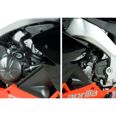 Capace de protecție R&G RACING Aero Crash Protectors Black Aprilia RS4 125 10-17