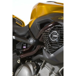 Tapi de protecție R&G RACING Aero Crash Protectors Negru Benelli TNT 1130 04-16 / Cafe Racer 05-08