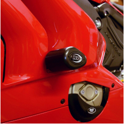 Capace de protecție R&G RACING Aero Crash Protectors Negru Ducati Panigale V4 18-24
