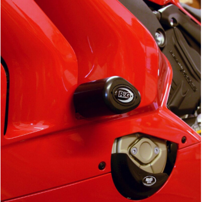 Capace de protecție R&G RACING Aero Crash Protectors Negru Ducati Panigale V4 18-24 Capace de protecție R&G RACING Aero Crash Protectors Negru Ducati Panigale V4 18-24
