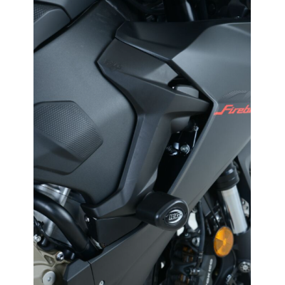 Capace de protecție R&G RACING Aero Crash Protectors Black Non Drill Kit Honda CBR1000RR 17-19