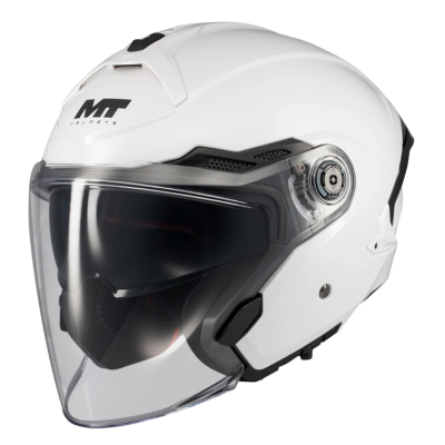 Casca de scuter MT COSMO SV PURE A0 WHITE GLOSS