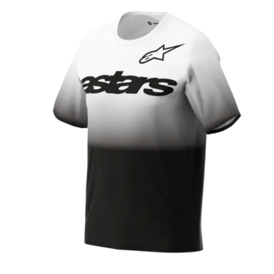 Tricou de ciclism ALPINESTARS SS A-DURA ASTARS 2.0 WHITE/BLACK