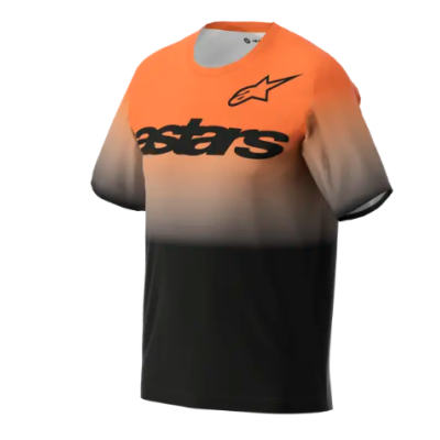 Tricou de ciclism ALPINESTARS SS A-DURA ASTARS 2.0 ORANGE/BLACK