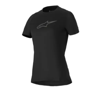 Tricou de ciclism pentru femei ALPINESTARS STELLA SS A-DURA RIDE BLACK