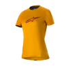 Tricou de ciclism pentru femei ALPINESTARS STELLA SS A-DURA RIDE ORANGE