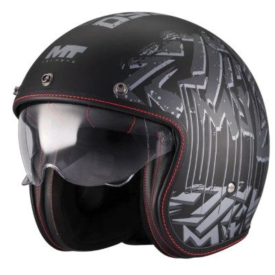 Cască pentru scuter MT LE MANS 2 S SV DYSTOPIC B12 MATT