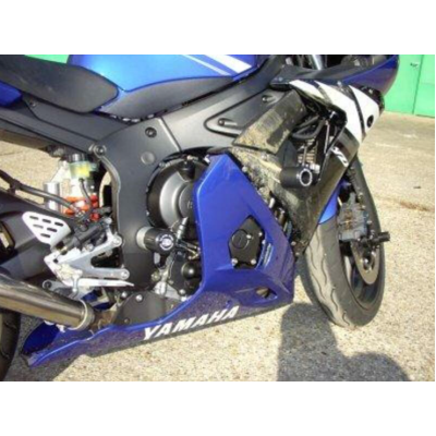Capace de protecție pentru ax R&G RACING Fork Guards Negru Yamaha R6 03-04