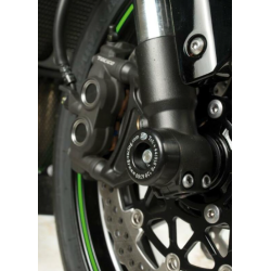Capace de protecție R&G RACING pentru furci negre Kawasaki ZX10R 08-15