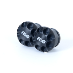 Cap pentru cadru R&G RACING Frame Insert Black by pair Kawasaki Z650 17-25