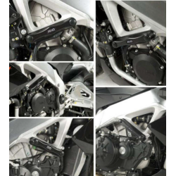 Protecții pentru cadru R&G RACING FRAME PROTECTION PENTRU APRILIA RSV4 09-11 FACTORY ȘI R + TUONO V4 2011