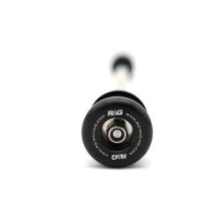 Capace de protecție R&G RACING Front Spindle Sliders - Negru Ducati Supersport 937 21-24