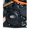 Protector pentru motor R&G RACING Capac de protecție a carterului stâng Negru KTM 390 Duke 13-15
