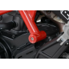 Capac pentru cadru R&G RACING Insert Cadru Stâng Negru Ducati 821 Hypermotard / 939 / 950 / DesertX