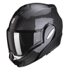 Casca modulară SCORPION Exo-Tech Evo Carbon SOLID BLACK