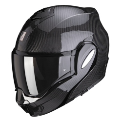 Casca modulară SCORPION Exo-Tech Evo Carbon SOLID BLACK