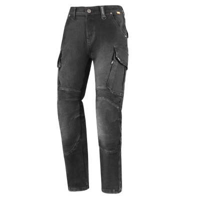 Pantaloni moto SECA SQUARE II SHORT WASHED BLACK