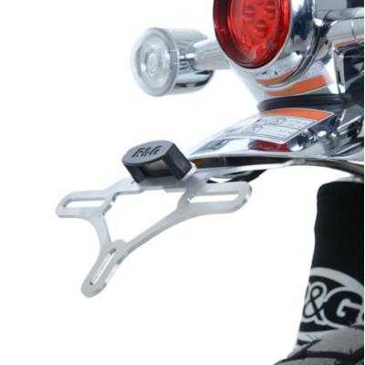 Suport pentru număr R&G RACING Licence Plate Holder Silver Honda Monkey 18-26