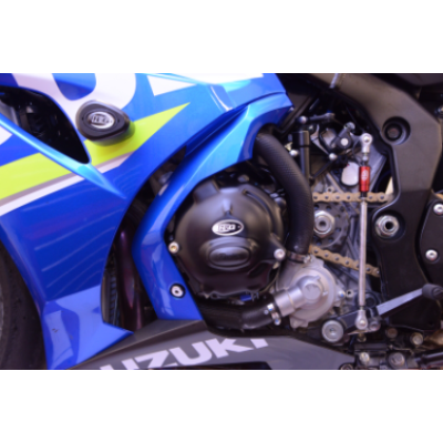 Protecție pentru motor R&G RACING Race Series Left Cranckase Protection Cover Negru Suzuki GSX-R1000 17-21