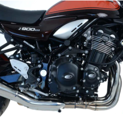 Protecție pentru motor R&G RACING Starter Right Crankcase Protection Cover Black Kawasaki Z900RS 18-26