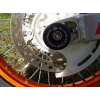 Capace de protecție R&G RACING pentru osie negru Honda CBR600RR/1000RR