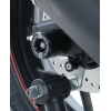 Capace de protecție R&G RACING pentru brațul oscilant negru Yamaha YZF-R3 16-26