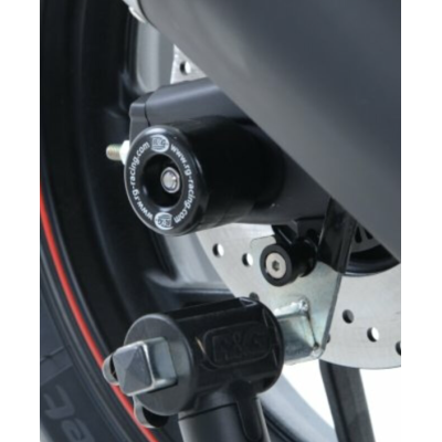 Capace de protecție R&G RACING pentru brațul oscilant negru Yamaha YZF-R3 16-26