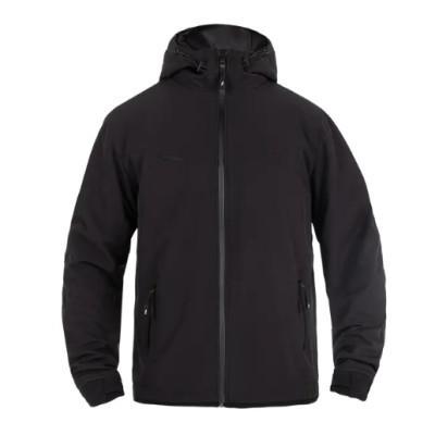 Jachetă textilă JOHN DOE HOOD XTM V3 RIP STOP SOFTSHELL BLACK