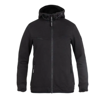 Jachetă textilă pentru femei JOHN DOE HOOD XTM V3 RIP STOP SOFTSHELL BLACK