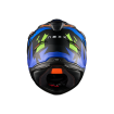 Cască de aventură NEXX Y.TRAVL PRIMAL BLUE NEON MATT thumb