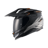 Casca de aventură NEXX Y.TRAVL QUEST BLACK GREY MATT