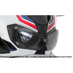 Protector de sticlă pentru far R&G RACING Headlight Shield Translucent Yamaha R3 15-20