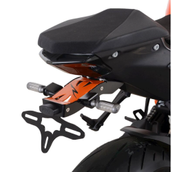 Suport pentru număr R&G RACING Licence Plate Holder/Orange KTM SuperDuke R 1290 20-23